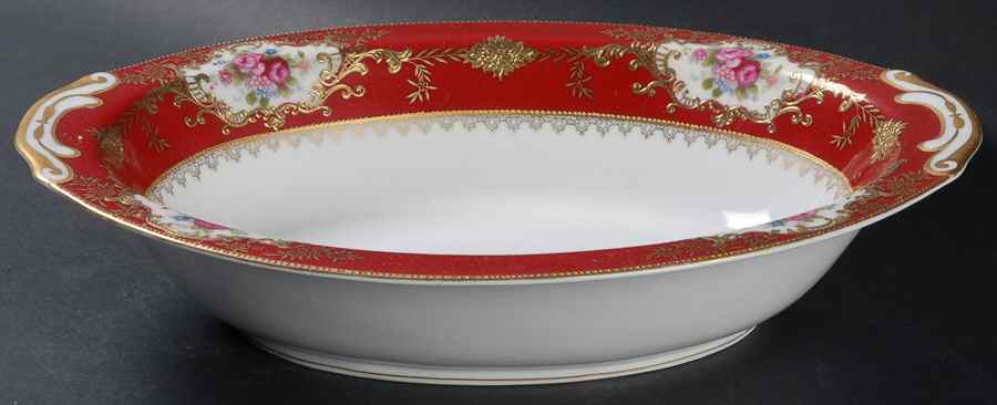 Coronation 10" Oval Vegetable Bowl by Craftsman (Japan)-1