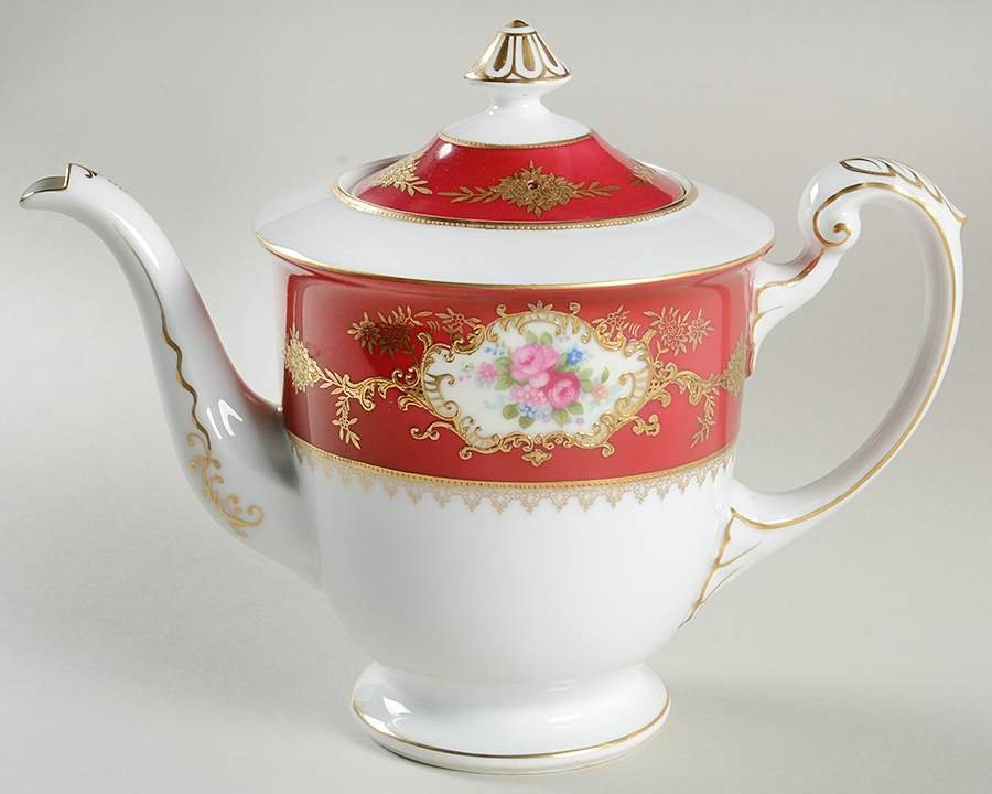 Coronation Teapot & Lid by Craftsman (Japan)-1