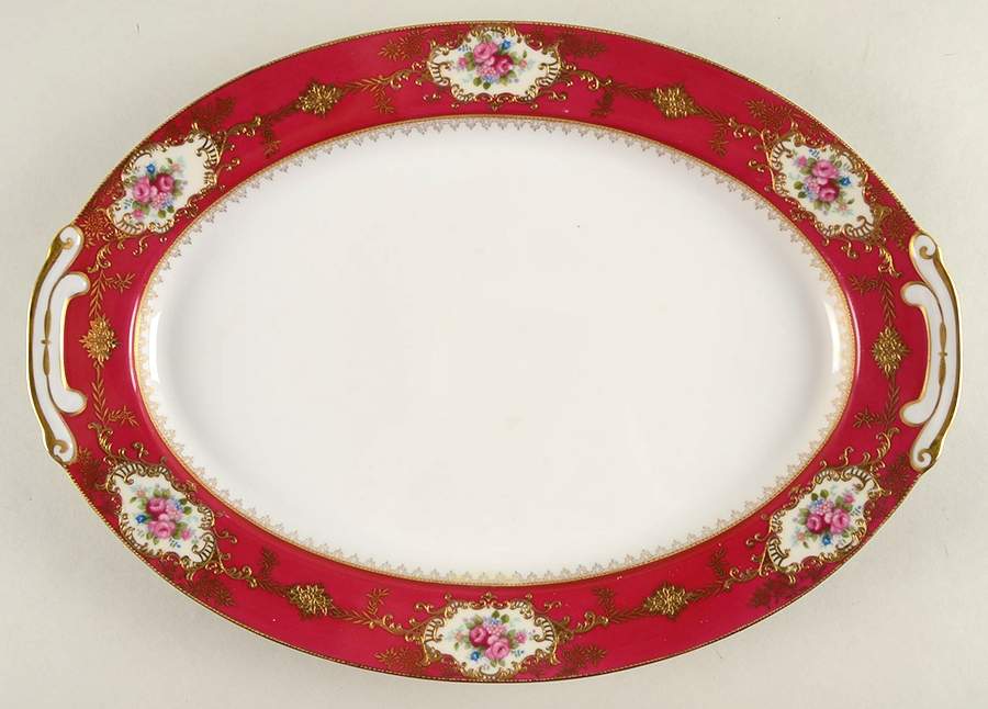 Coronation 16" Oval Serving Platter by Craftsman (Japan)-1