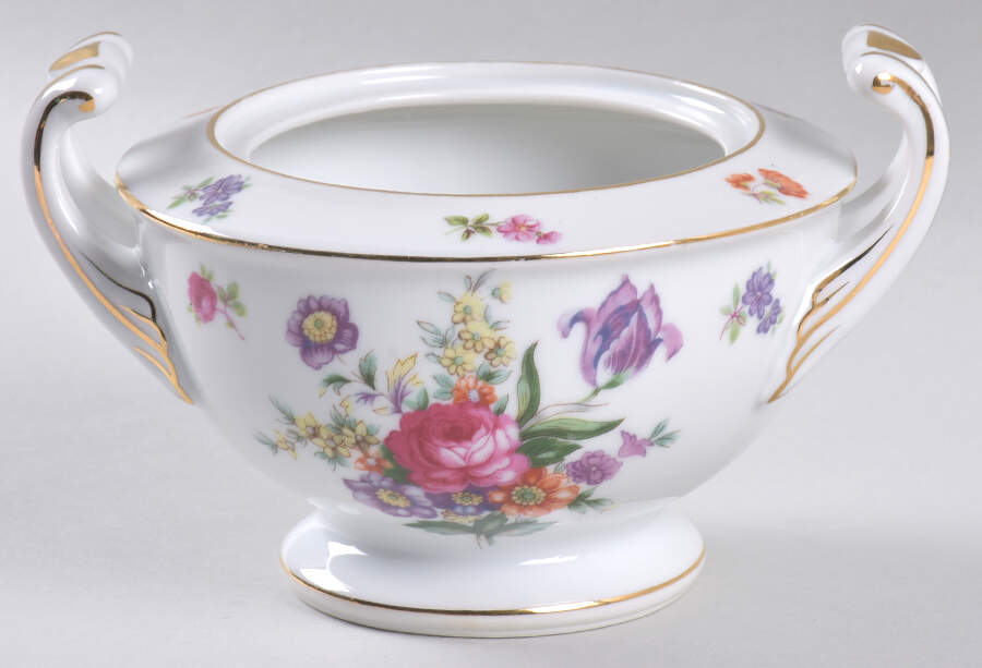 Dresden Sugar Bowl No Lid by Craftsman (Japan)-1