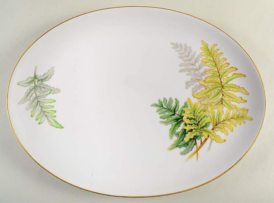 Evergreen 16" Oval Serving Platter by Craftsman (Japan)-1