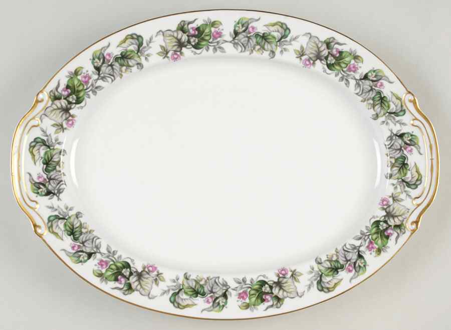 Fairy Blossom 16" Oval Serving Platter by Craftsman (Japan)-1