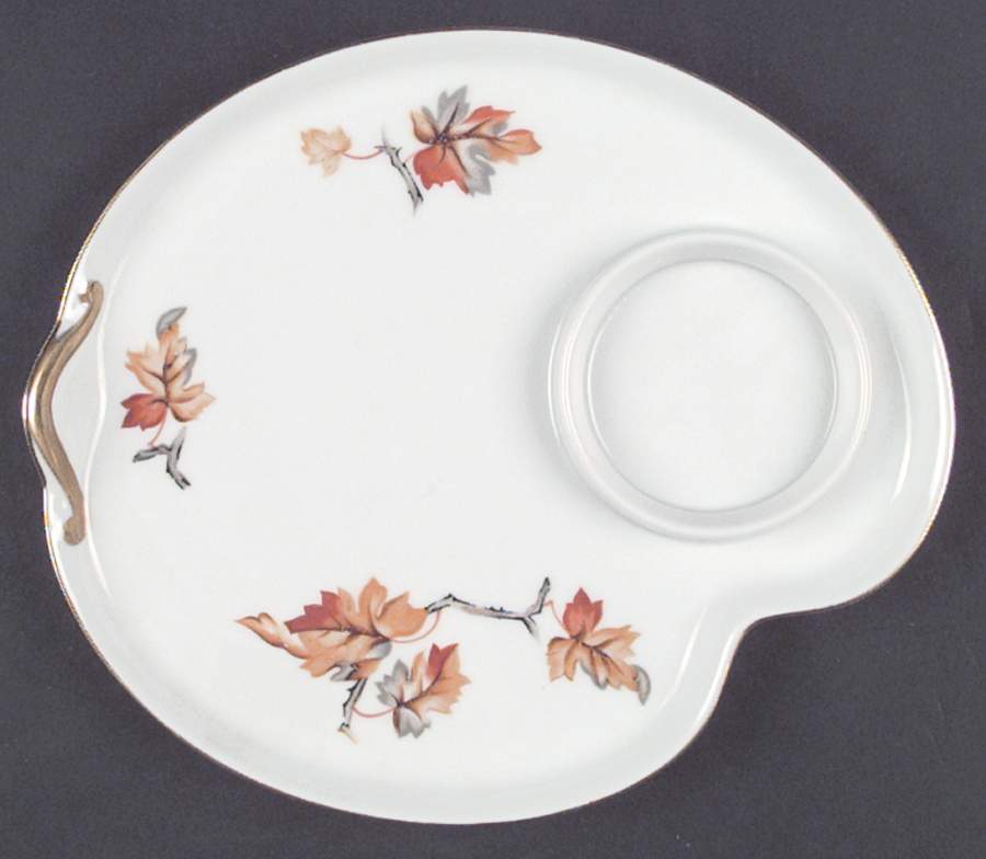 Golden Autumn Snack Plate by Craftsman (Japan)-1