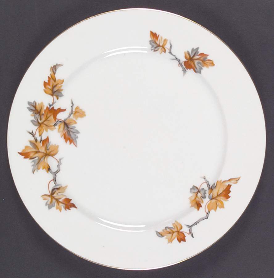 Golden Autumn Dinner Plate by Craftsman (Japan)-1