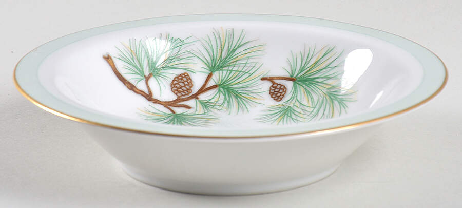 Hakone Rim Fruit/Dessert (Sauce) Bowl by Craftsman (Japan)-1