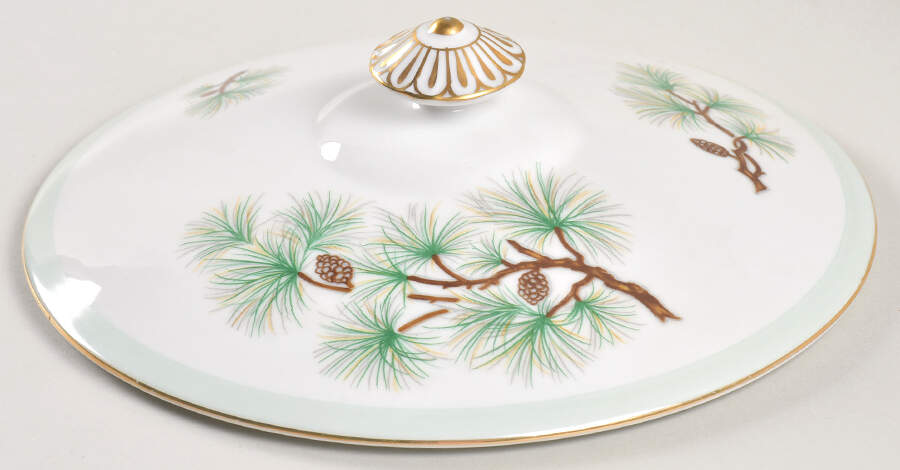 Hakone Lid for Round Vegetable by Craftsman (Japan)-1