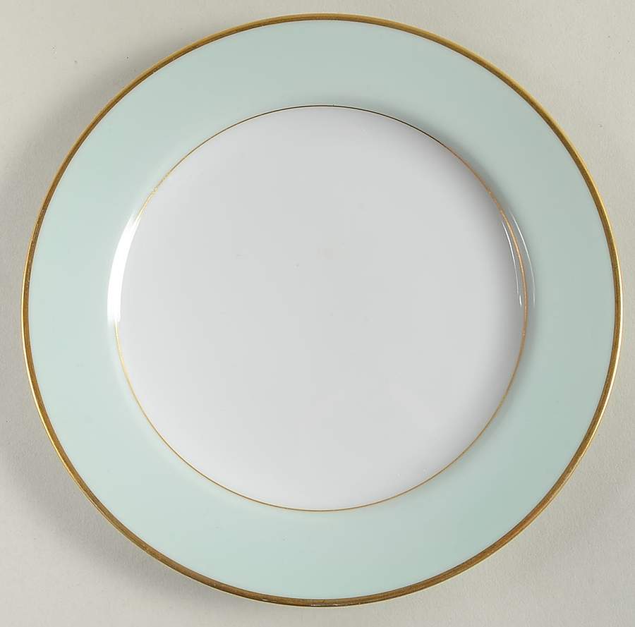 Heirloom(Green Rim) Salad Plate by Craftsman (Japan)-1