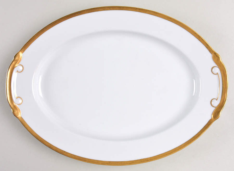 Heritage 12" Oval Serving Platter by Craftsman (Japan)-1