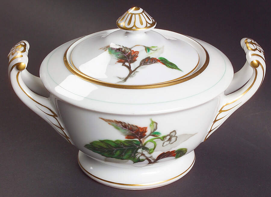 Imperial Sugar Bowl & Lid by Craftsman (Japan)-1