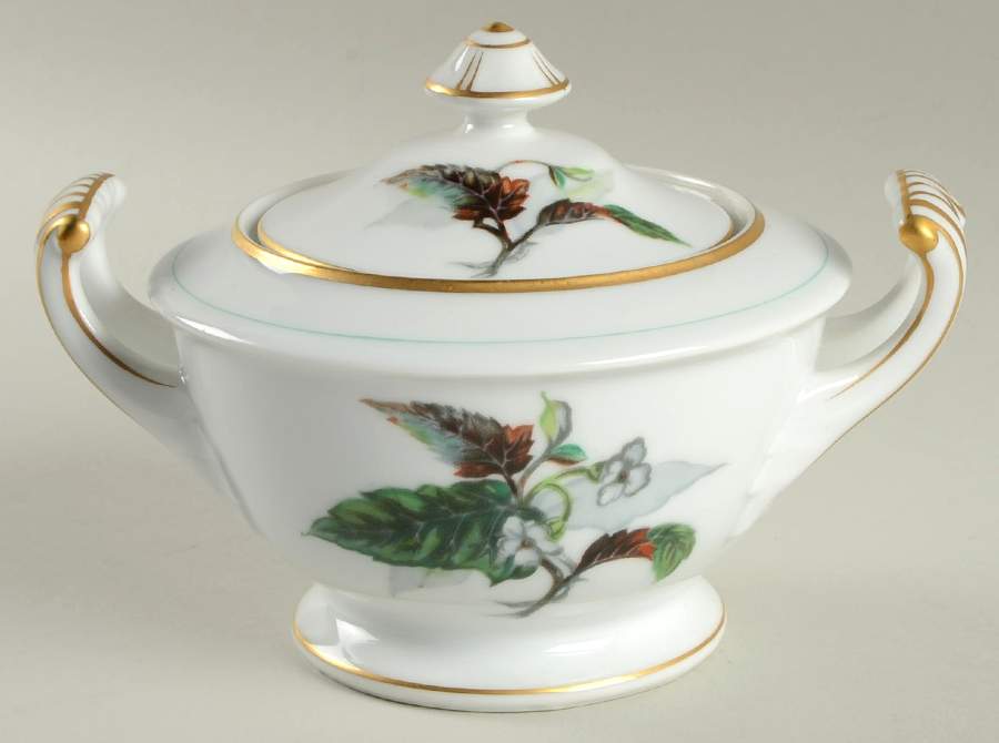 Imperial Sugar Bowl & Lid by Craftsman (Japan)-1