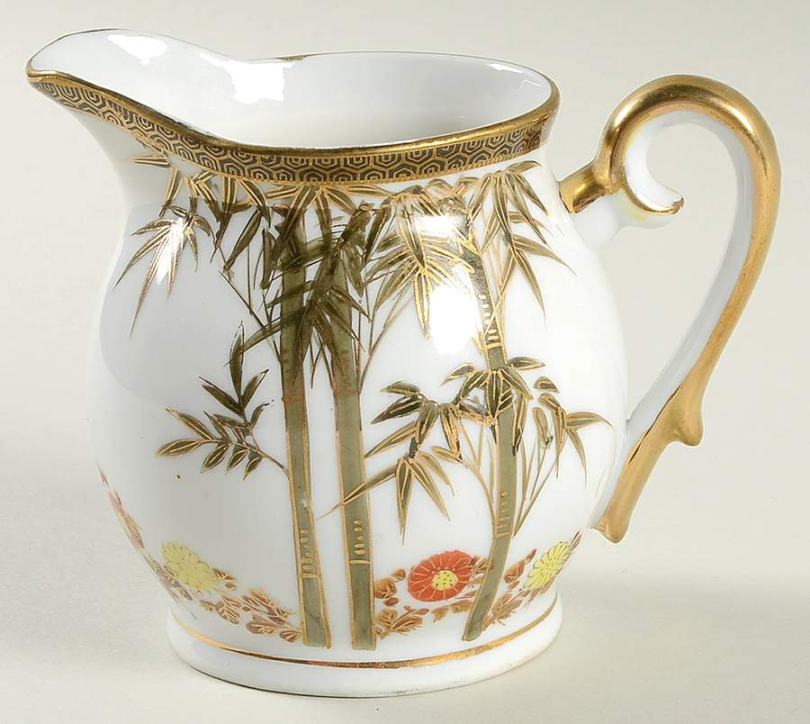 Kutani Creamer by Craftsman (Japan)-1