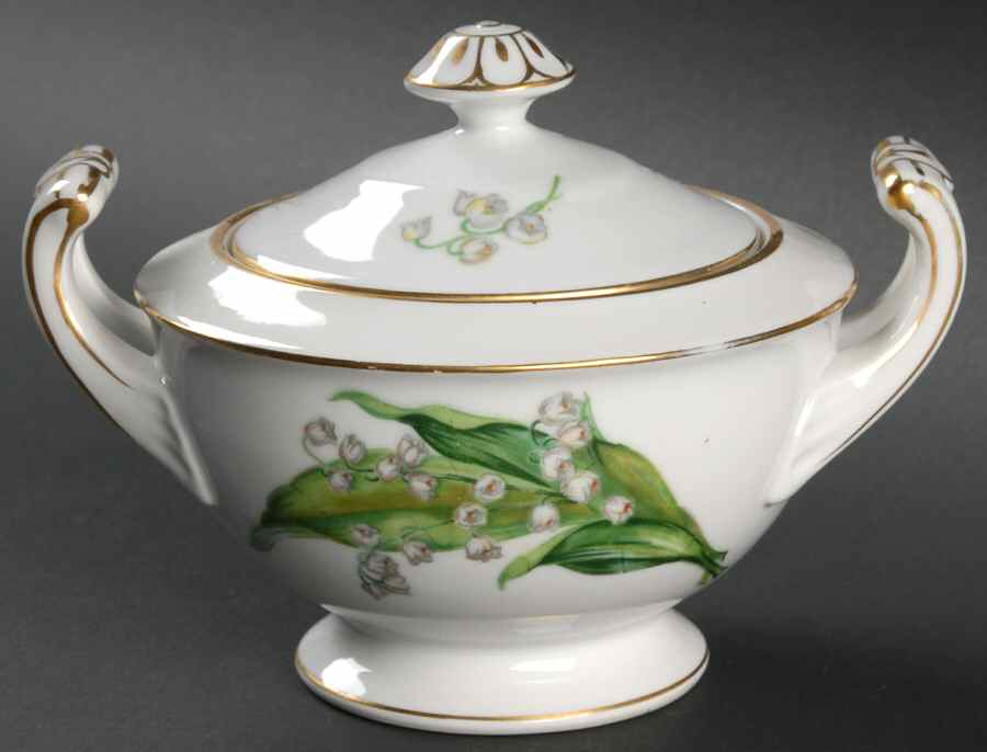 Maytime Sugar Bowl & Lid by Craftsman (Japan)-1
