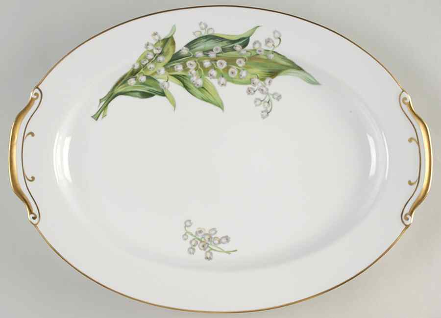 Maytime 16" Oval Serving Platter by Craftsman (Japan)-1