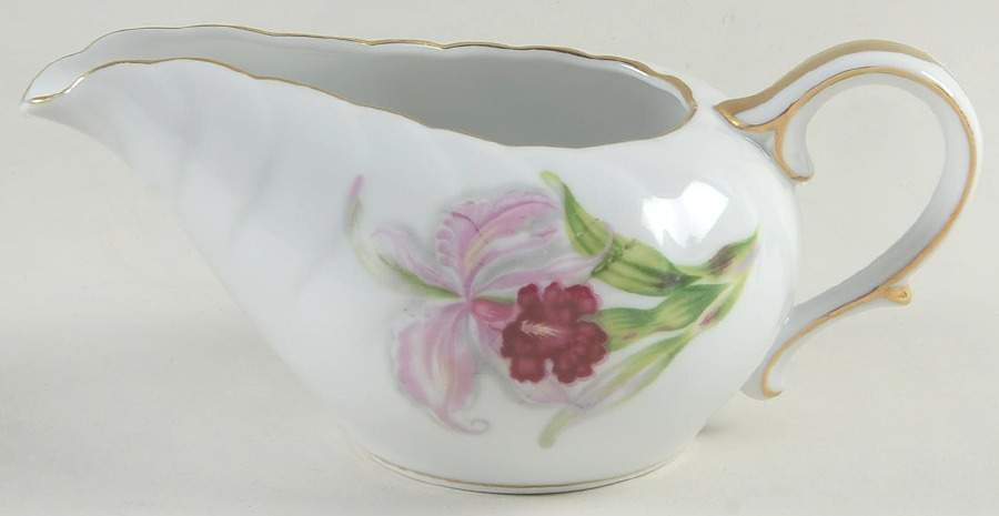 Orchid Creamer by Craftsman (Japan)-1