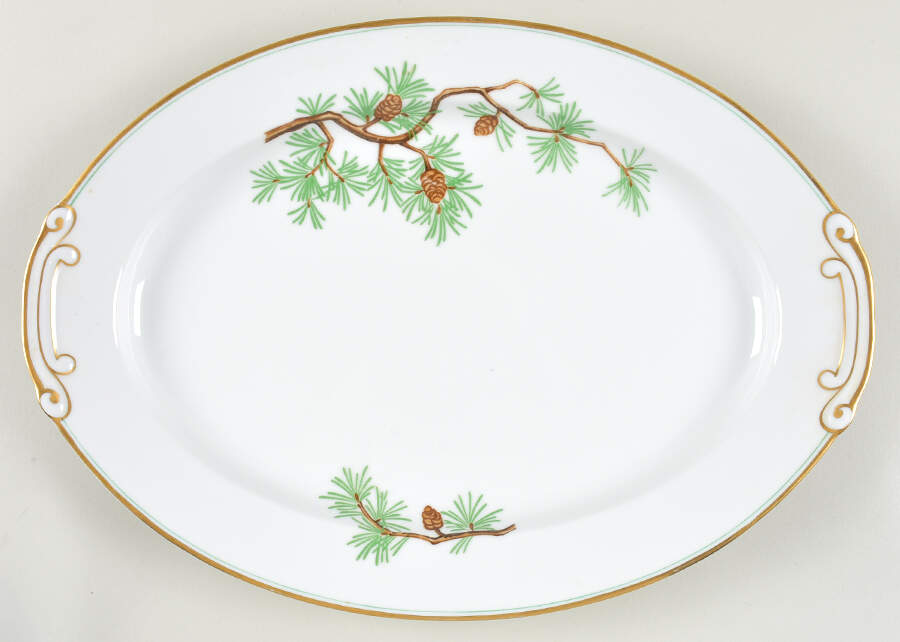 Pioneers 16" Oval Serving Platter by Craftsman (Japan)-1