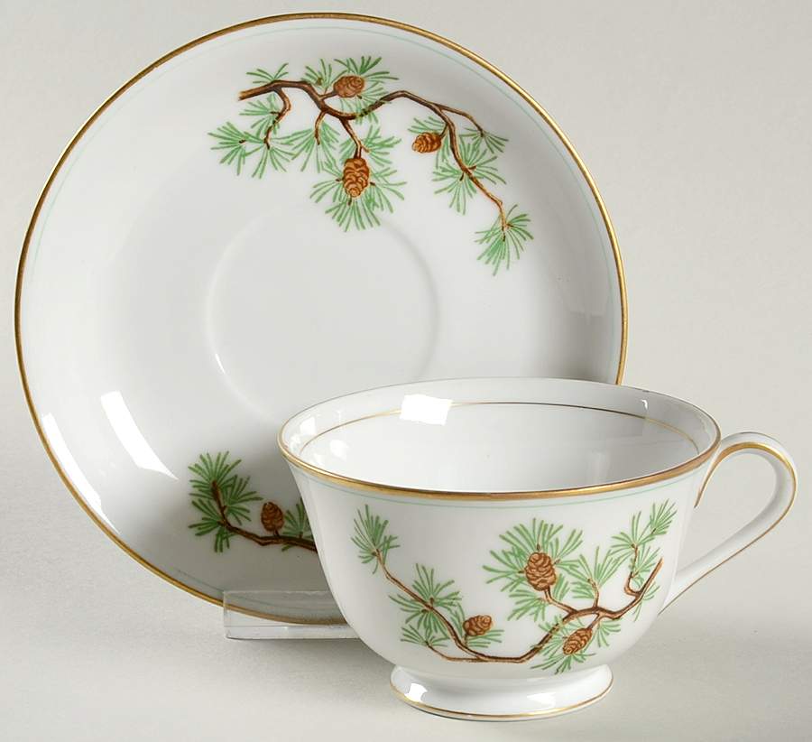 Pioneers Footed Cup & Saucer Set by Craftsman (Japan)-1