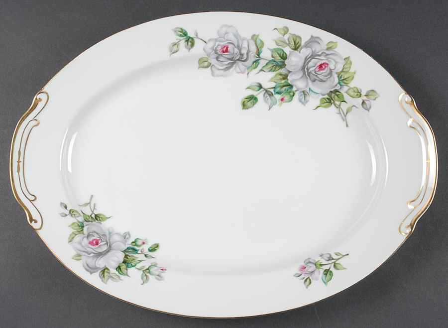 Princess 16" Oval Serving Platter by Craftsman (Japan)-1