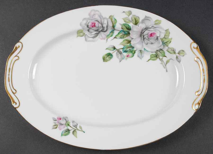 Princess 12" Oval Serving Platter by Craftsman (Japan)-1