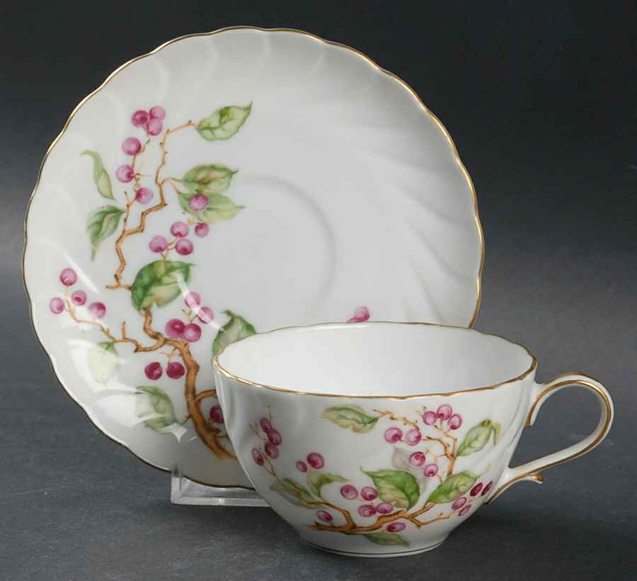 Romance Flat Cup & Saucer Set by Craftsman (Japan)-1