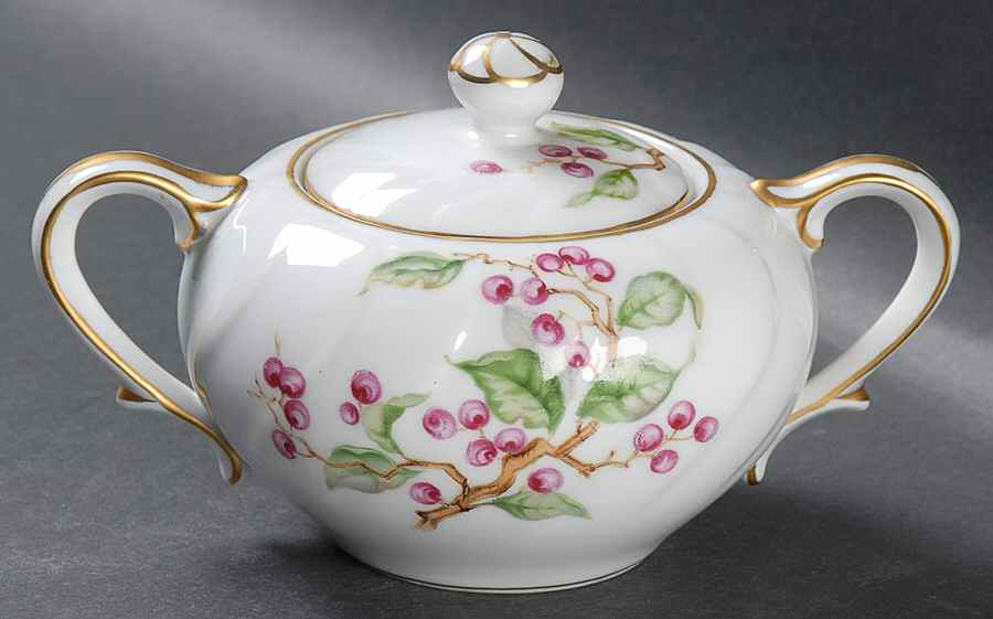 Romance Sugar Bowl & Lid by Craftsman (Japan)-1