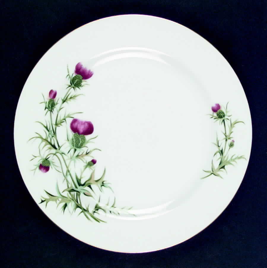 Thistle (355) Dinner Plate by Craftsman (Japan)-1