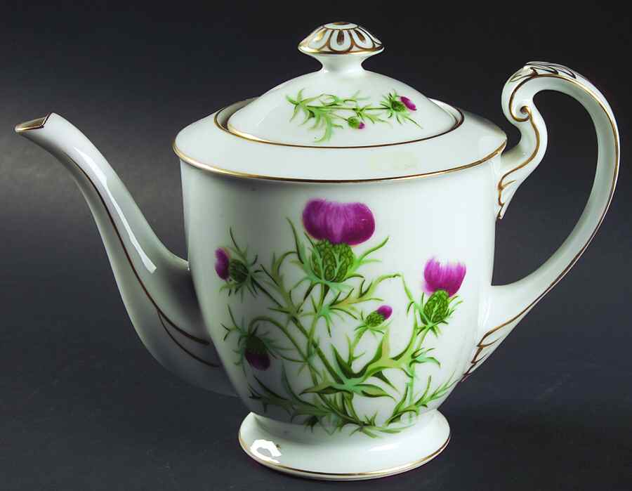 Thistle (355) Teapot & Lid by Craftsman (Japan)-1
