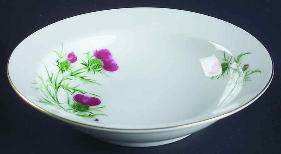 Thistle (371) Rim Fruit/Dessert (Sauce) Bowl by Craftsman (Japan)-1