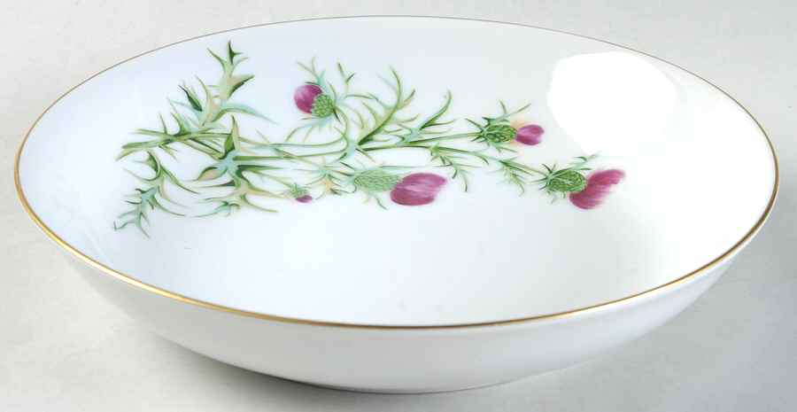 Thistle (371) Coupe Soup Bowl by Craftsman (Japan)-1