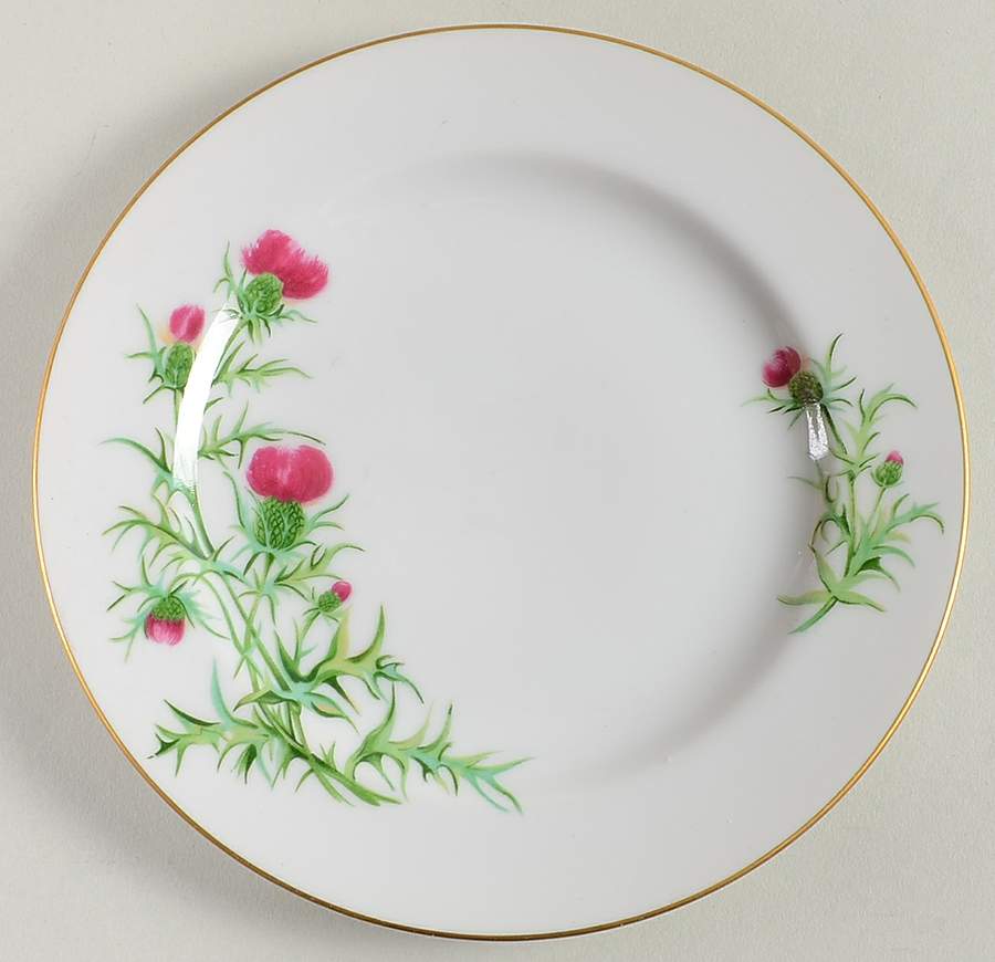 Thistle (371) Bread & Butter Plate by Craftsman (Japan)-1