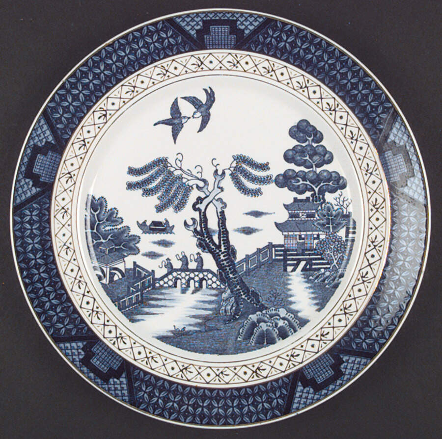 Willow Blue Dinner Plate by Craftsman (Japan)-1