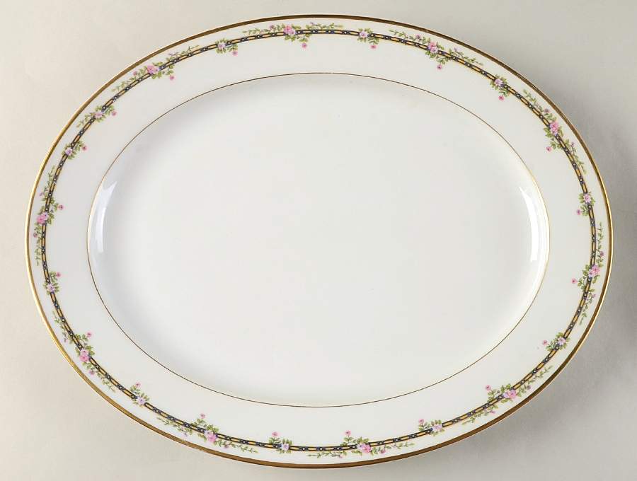 Monticello 13" Oval Serving Platter by Henri Creanges-1
