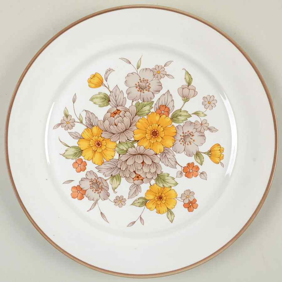 Autumn Bouquet Salad Plate by Carico-1