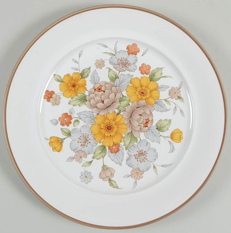 Autumn Bouquet 12" Chop Plate (Round Platter) by Carico-1