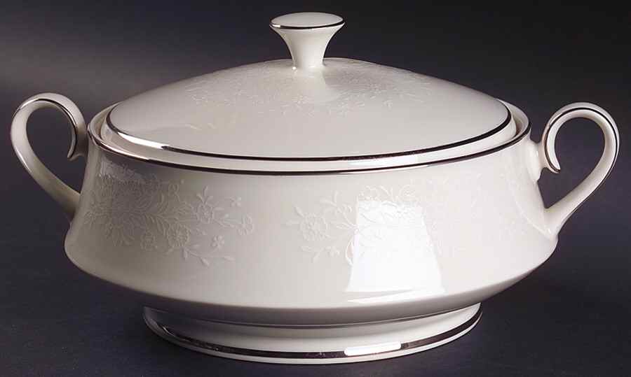 Chantilly Round Covered Vegetable by Carico-1