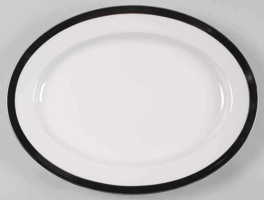 Mystique 13" Oval Serving Platter by Carico-1