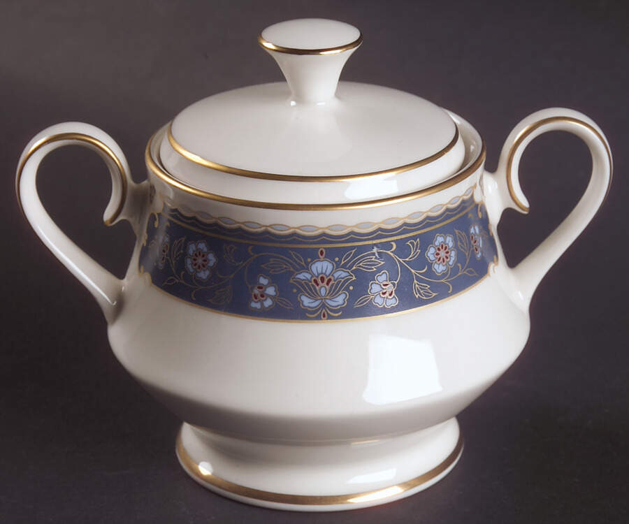 Renaissance Sugar Bowl & Lid by Carico-1