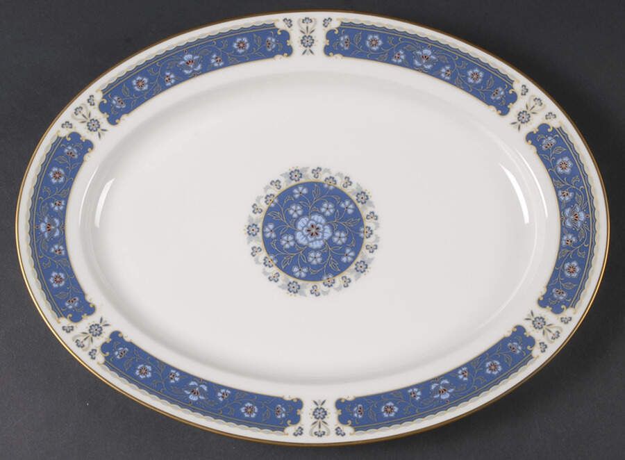 Renaissance 13" Oval Serving Platter by Carico-1