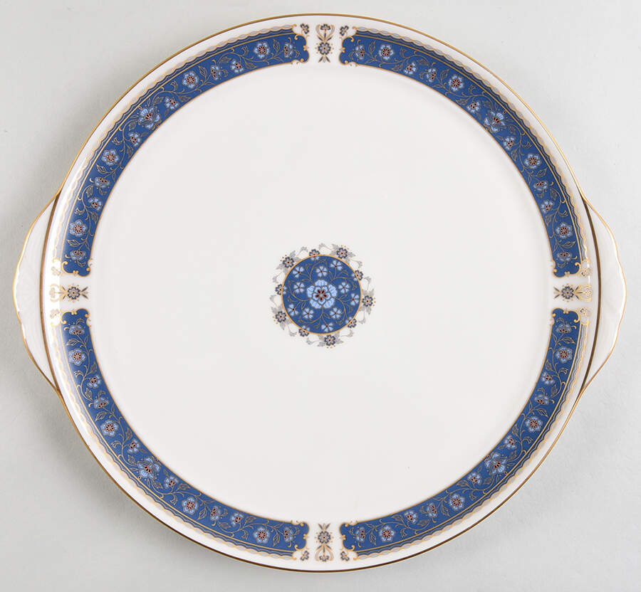 Renaissance Handled Cake Plate by Carico-1