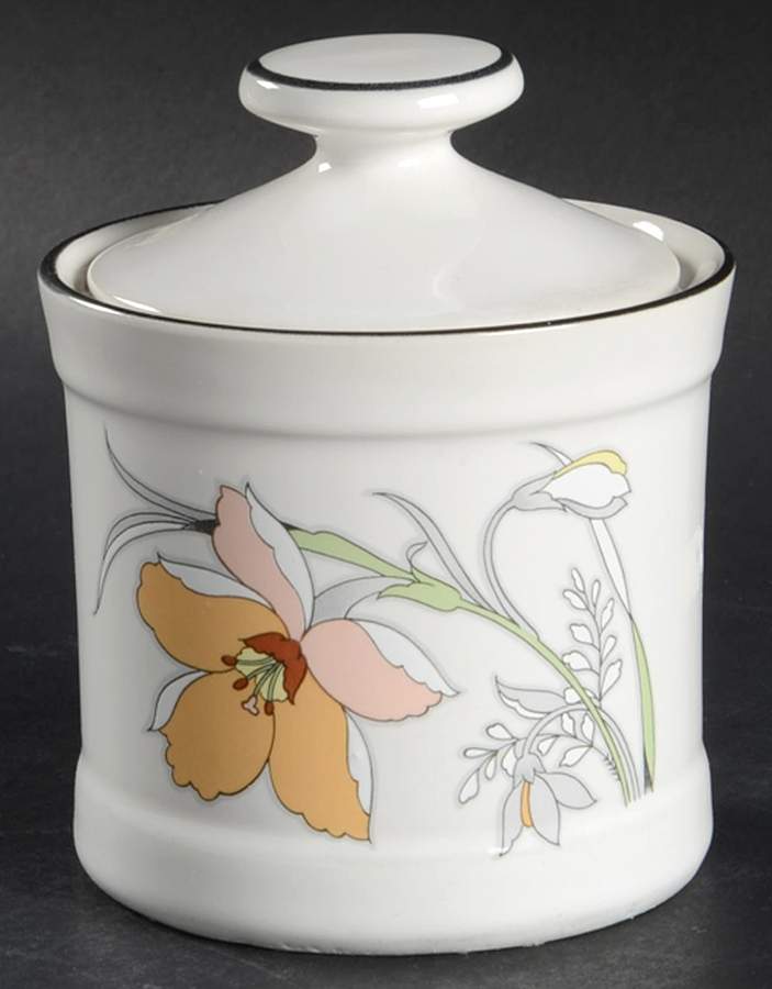 Serenity Sugar Bowl & Lid by Carico-1