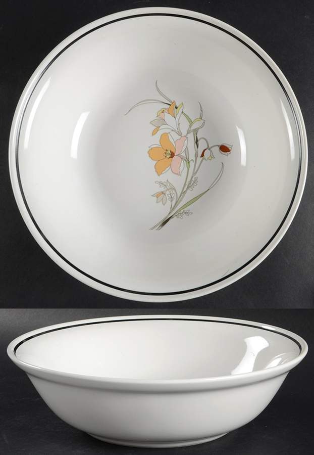 Serenity 9" Round Vegetable Bowl by Carico-1