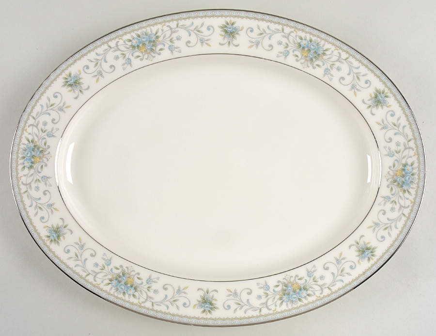Tivoli 13" Oval Serving Platter by Carico-1