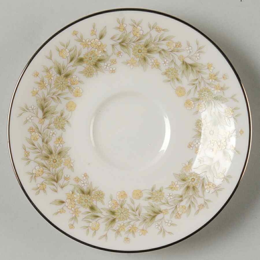 Wild Flower Saucer for Demitasse Cup by Carico-1