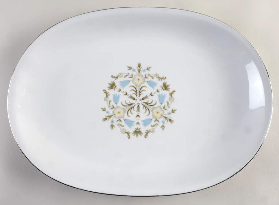 Americana 16" Oval Serving Platter by Crown Jewel-1