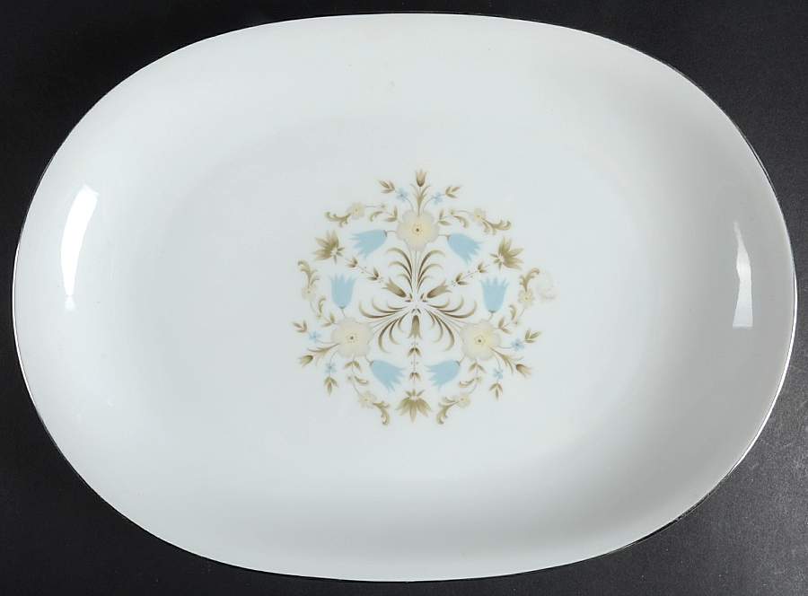 Americana 14" Oval Serving Platter by Crown Jewel-1