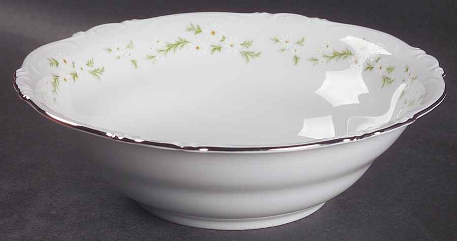 Bridal Wreath 8" Round Vegetable Bowl by Crown Jewel-1