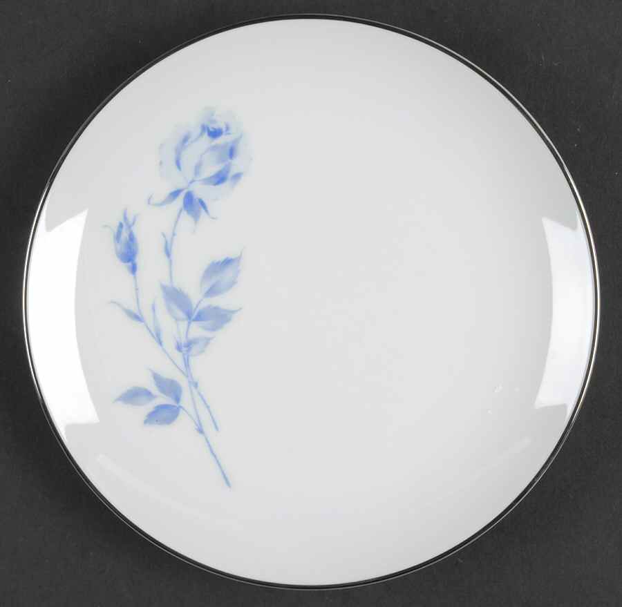 Candlelight Rose Bread & Butter Plate by Crown Jewel-1