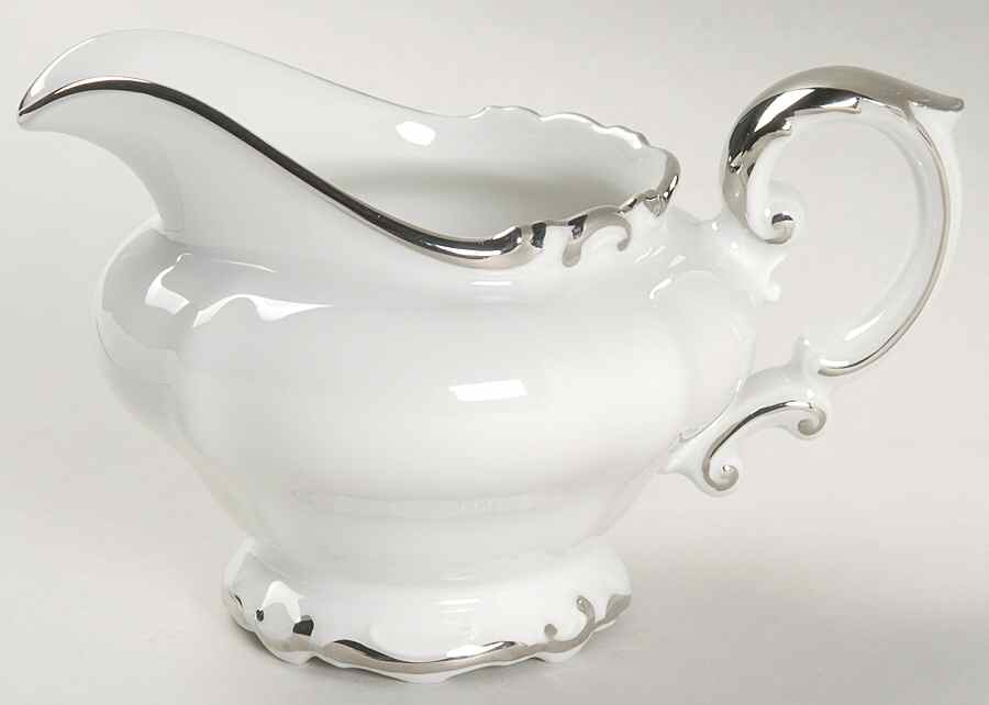Elegance (Scroll Rim) Creamer by Crown Jewel-1