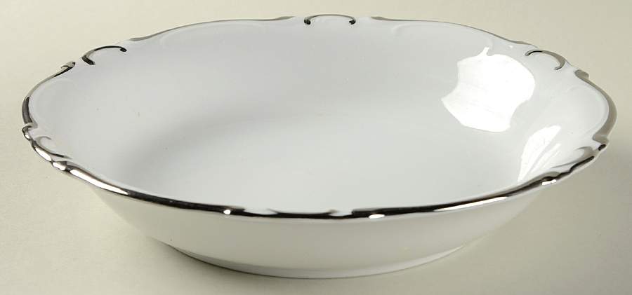 Elegance (Scroll Rim) Coupe Soup Bowl by Crown Jewel-1