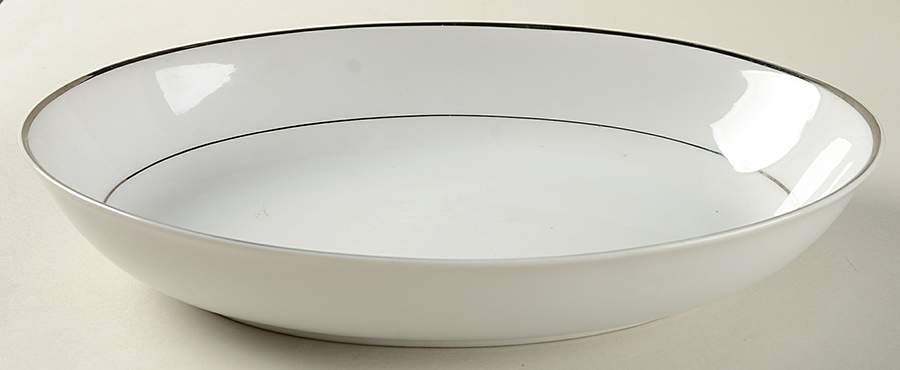 Fontainebleau 10" Oval Vegetable Bowl by Crown Jewel-1