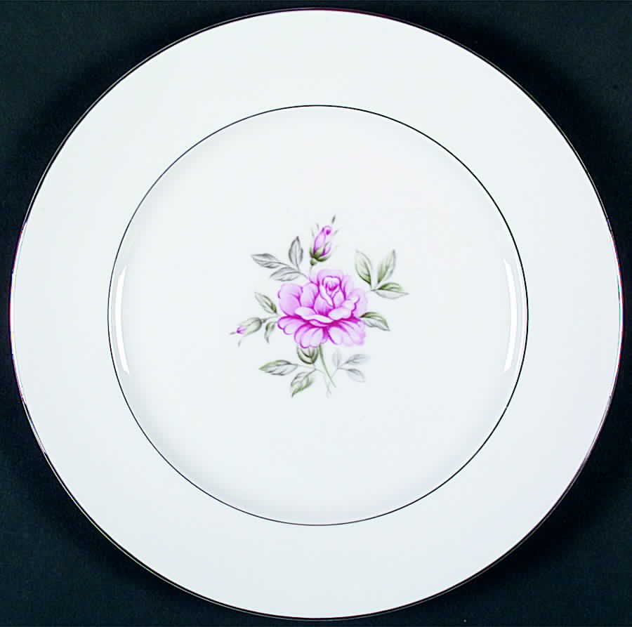 Majestic Rose Dinner Plate by Crown Jewel-1